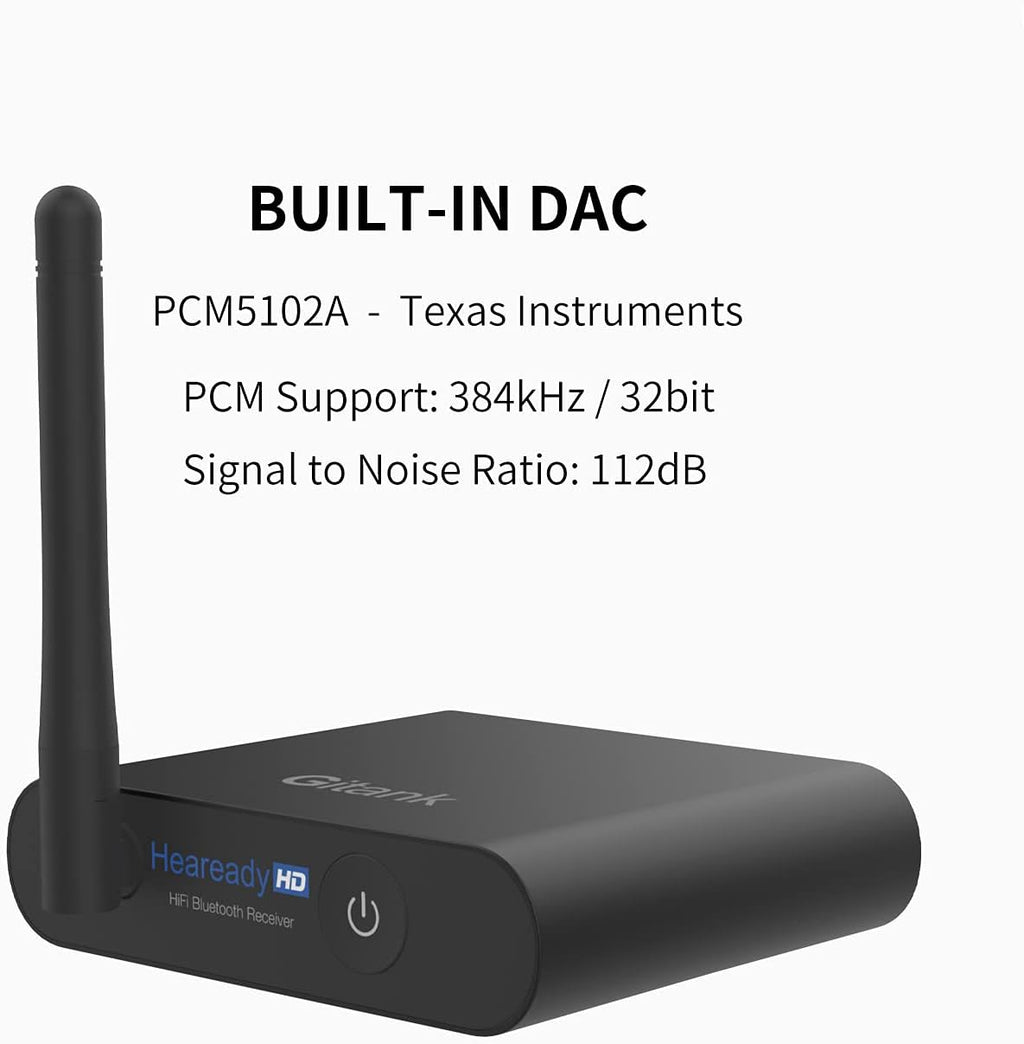 Bluetooth 5.0 Wireless Audio Adapter with aptX HD W217