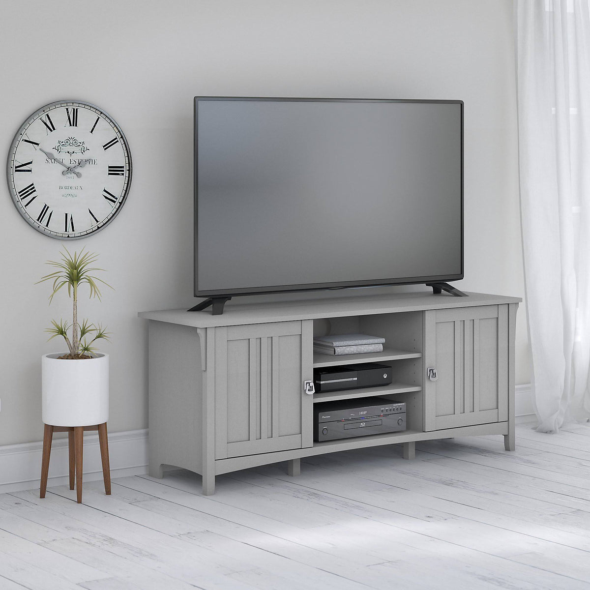 Cape Cod Gray TV Stand F43178