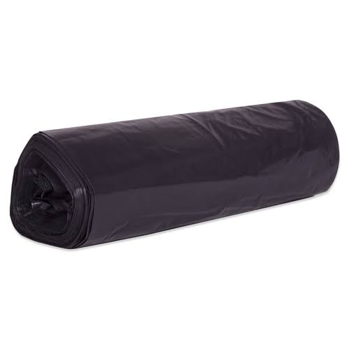 Black 60-Gallon Can Liners, 2 mil, 100/Carton I296635