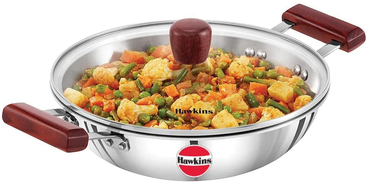 Stainless Steel Deep Fry Pan 2.5 LTR with Lid B491106