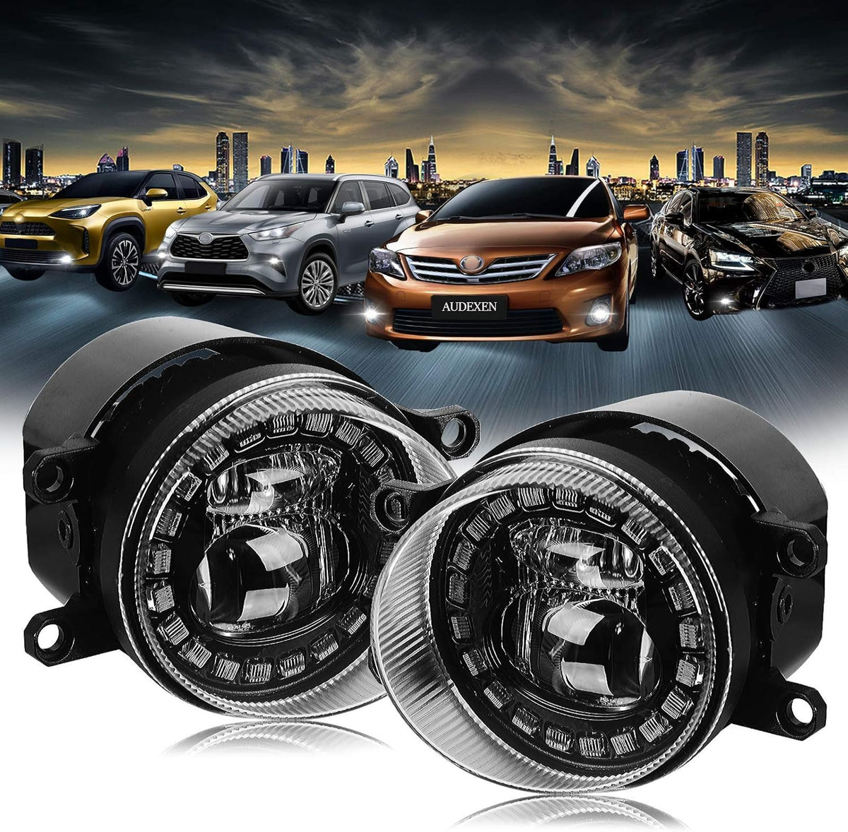 LED Fog Lights with DRL J848