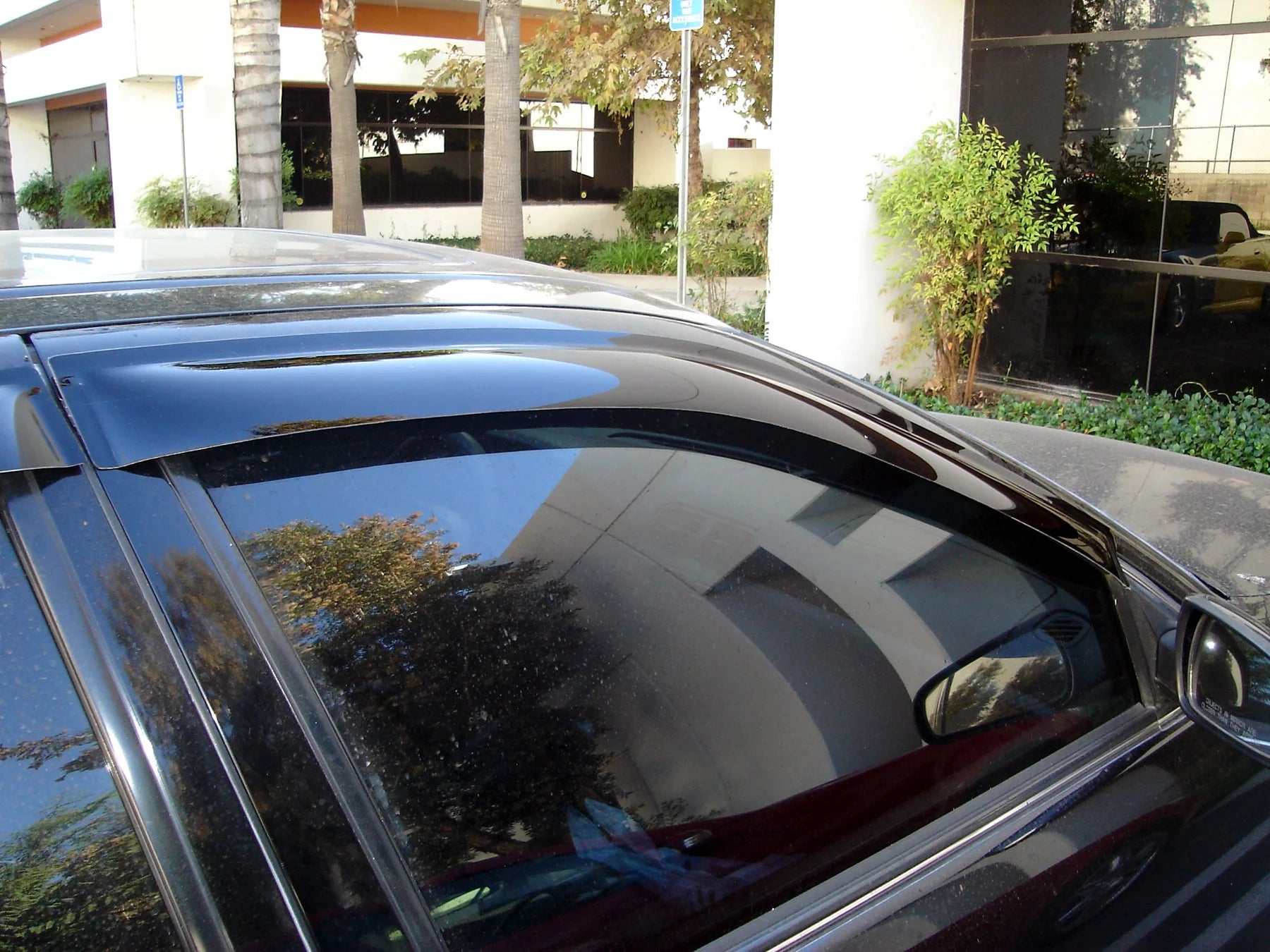 Smoke Tinted 4 Pcs Window Visor Deflector R198852