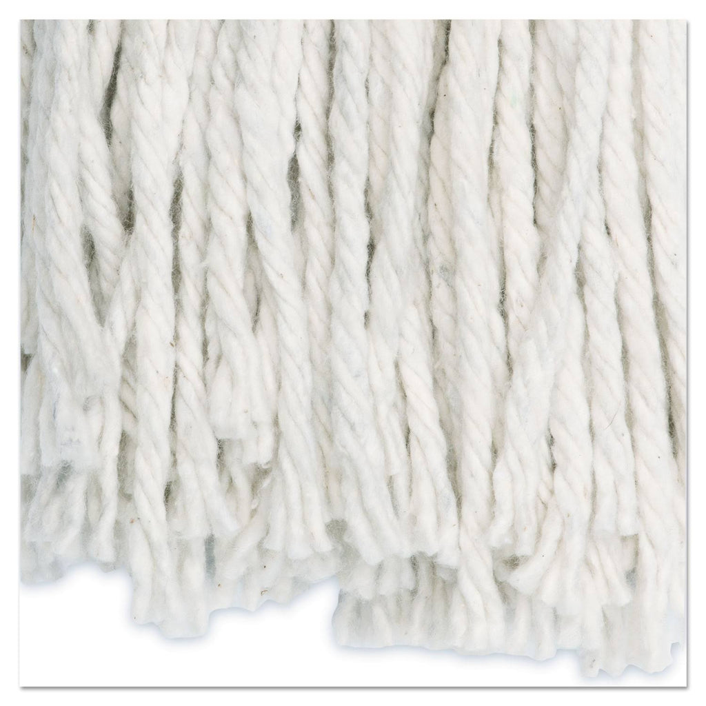 White Cotton Cut-End Wet Mop Heads 24oz 12/Carton M448
