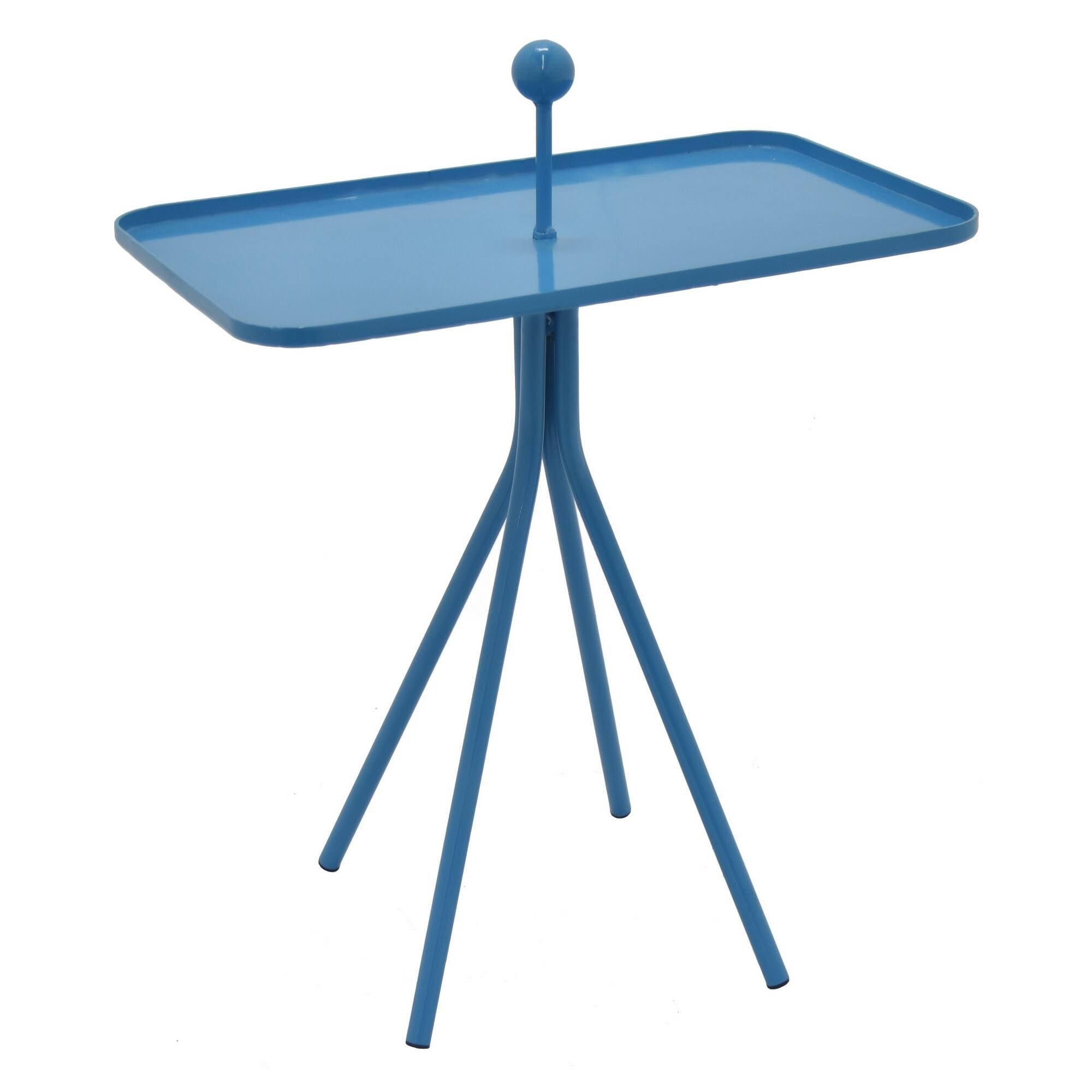 Blue Metal Plant Stand Z3657