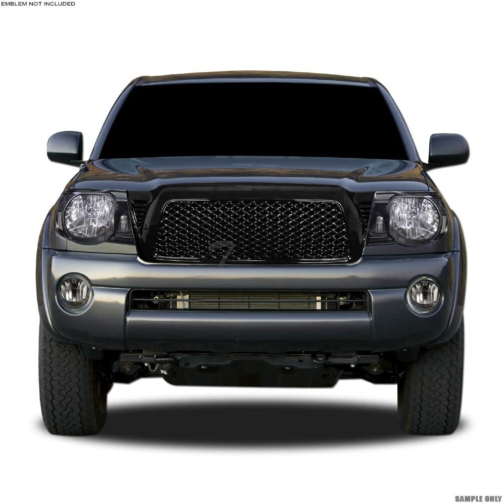 Black Dragon Mesh Front Hood Bumper Grill Grille ABS R355921
