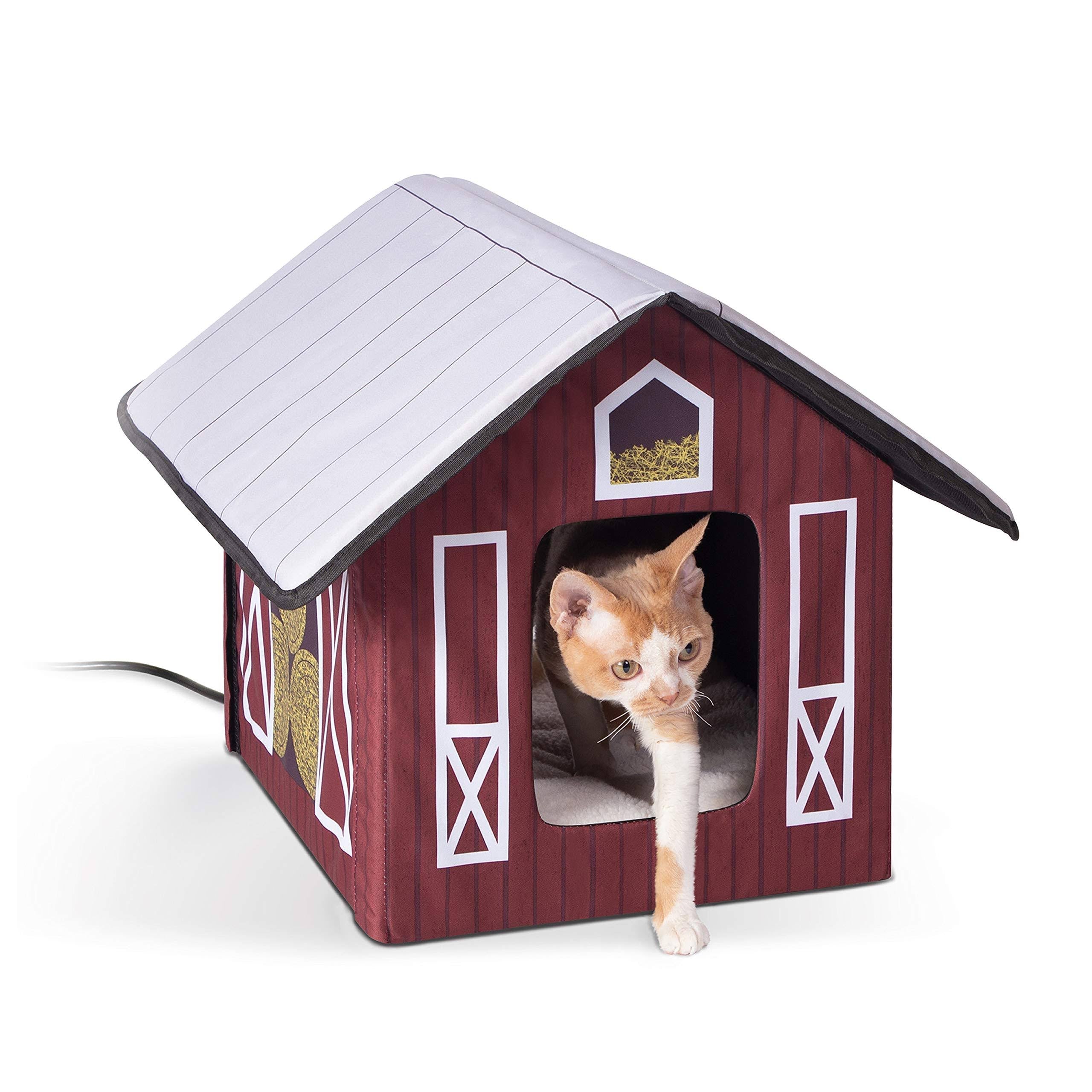 Outdoor Heated Kitty House Cat Shelter N5829