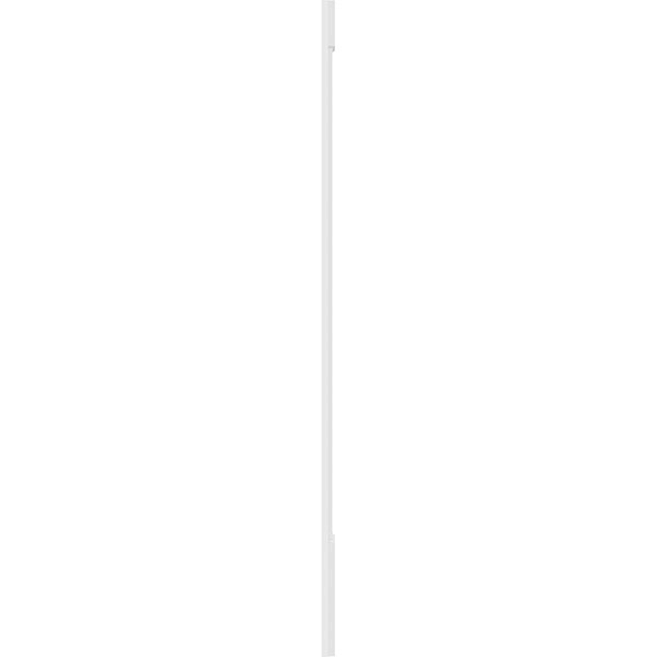 10x22W x 96x22H x 2x22P Two Equal Raised Panel PVC Pilaster with Standard Capital & Base (Pair) H72540