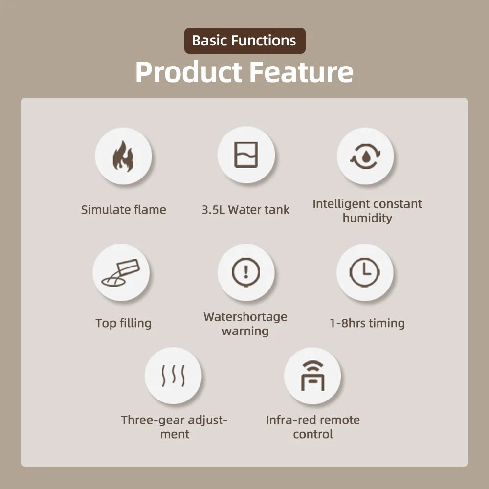 Humidifier 3.5L Cool Mist with Auto Shut-Off S4565