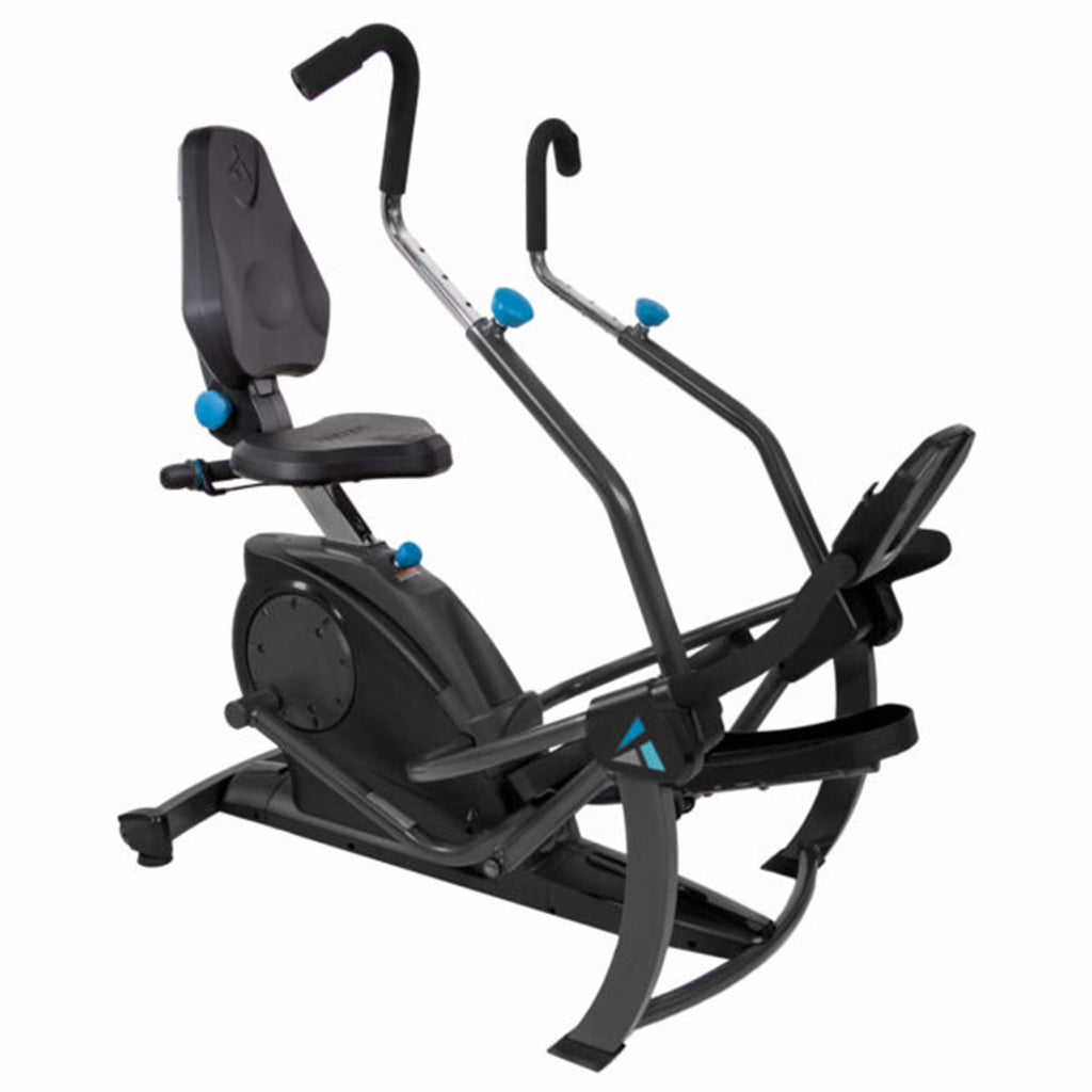 Recumbent Cross Trainer and Cardio Elliptical, Black P382