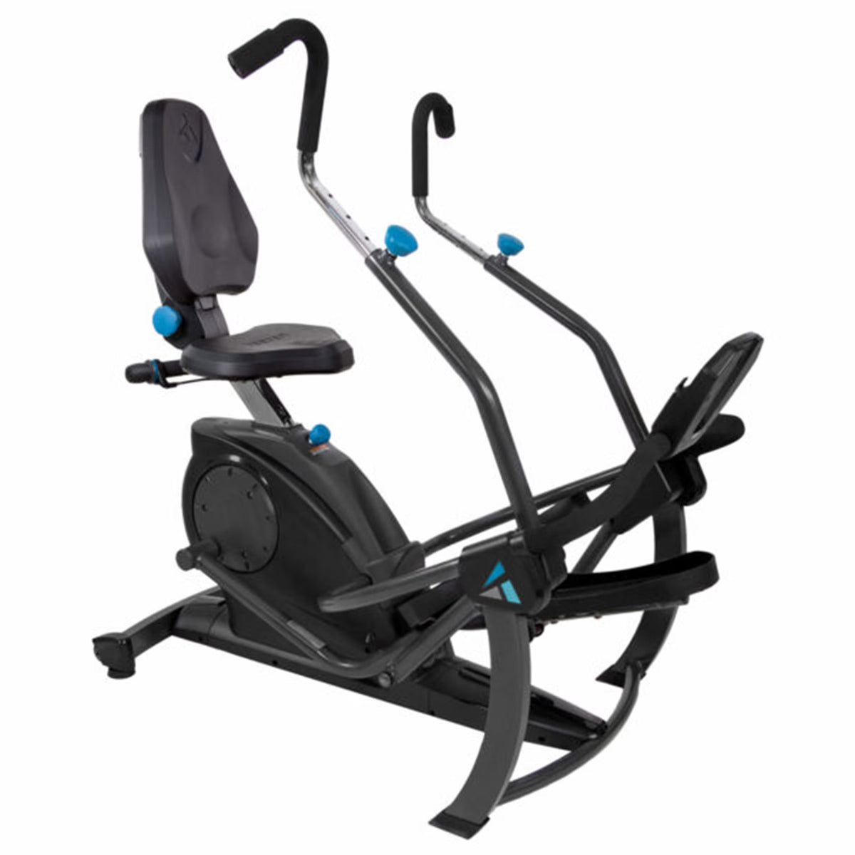Recumbent Cross Trainer and Cardio Elliptical, Black P382
