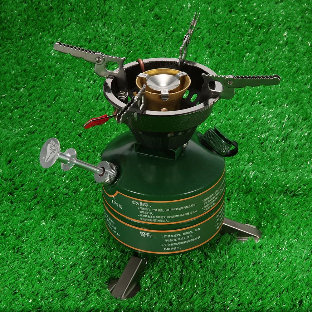 Portable Gasoline Camping Furnace Cooker Y441366