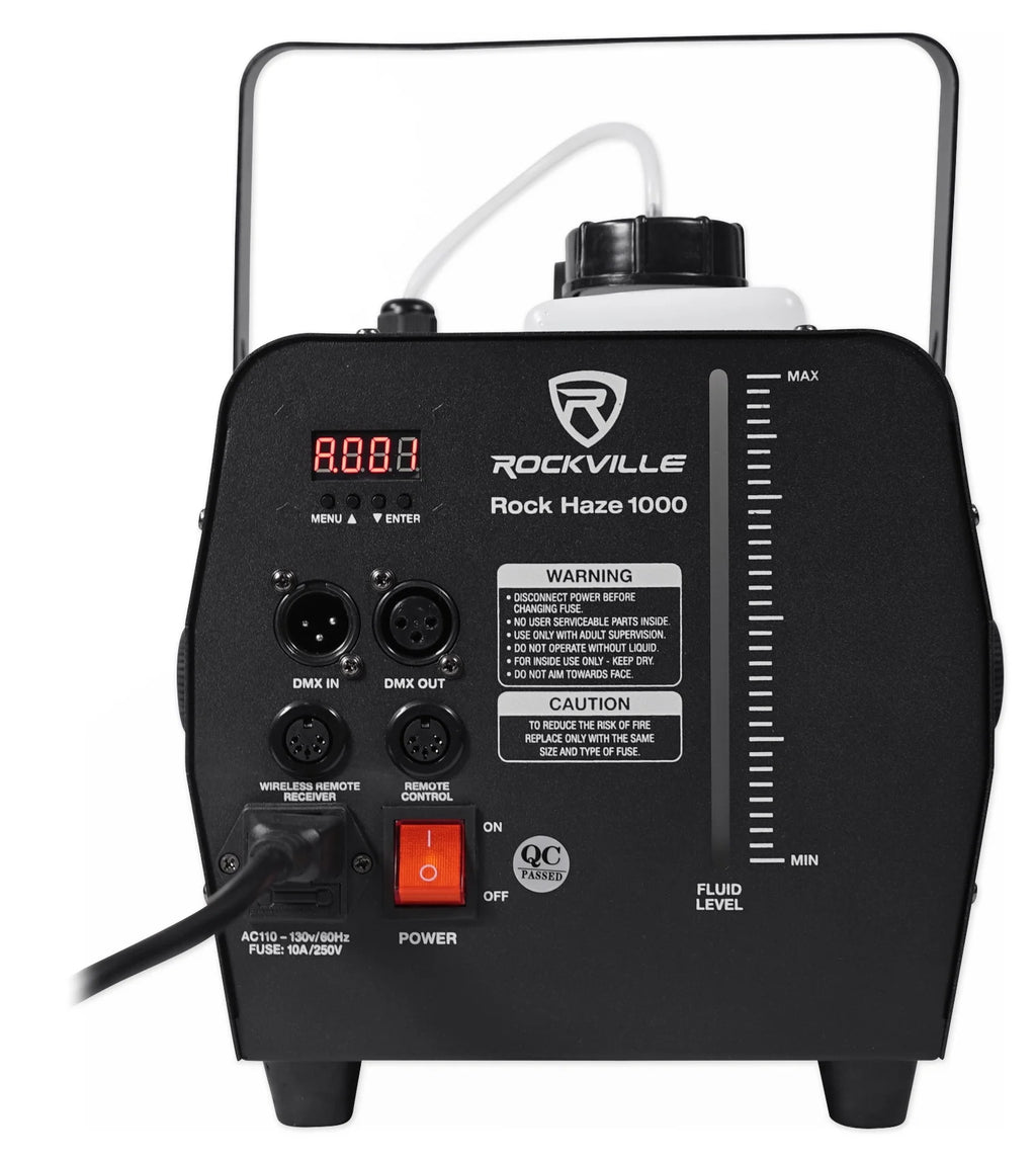 1000 CFM DMX Haze Machine Water Based Hazer with Waterproof Bag R483542
