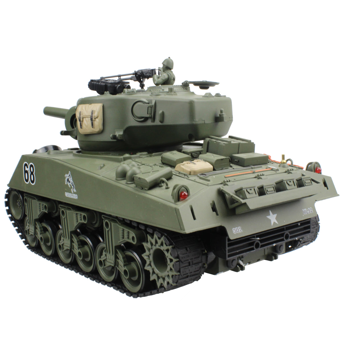 1/20 RC Shooting Ball Tank Toys with 100 BB Bullets M190096