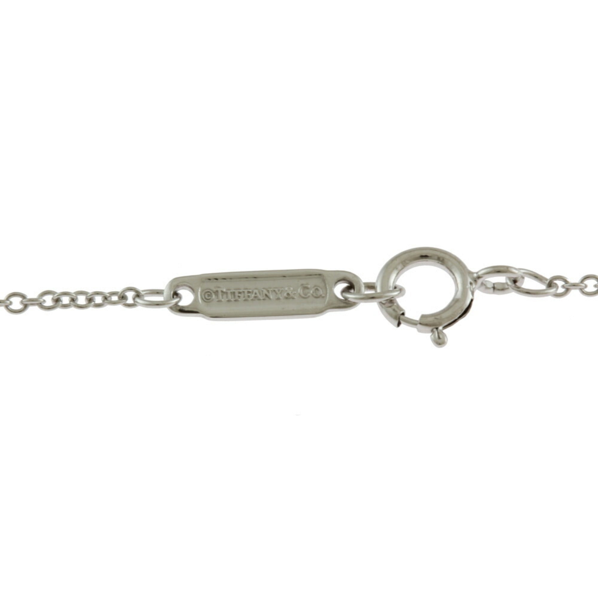 Tiffany T Smile Diamond Necklace 18K Z5845
