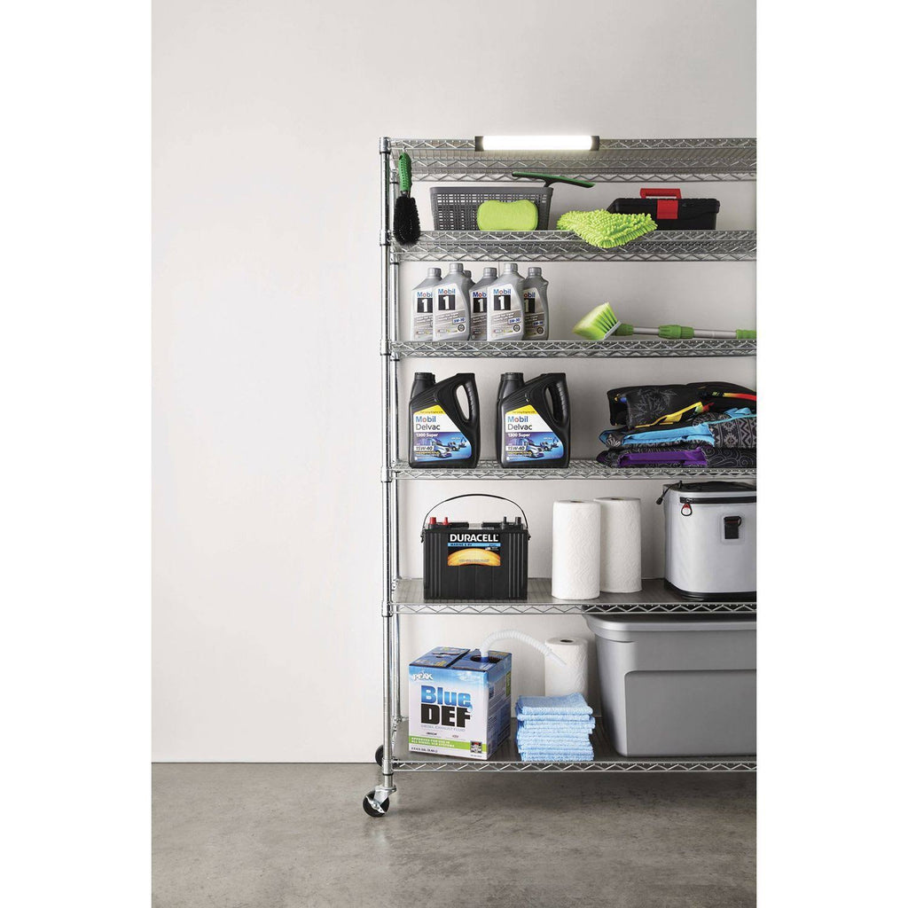 6-Level Commercial Storage Shelving, Grey Y65900