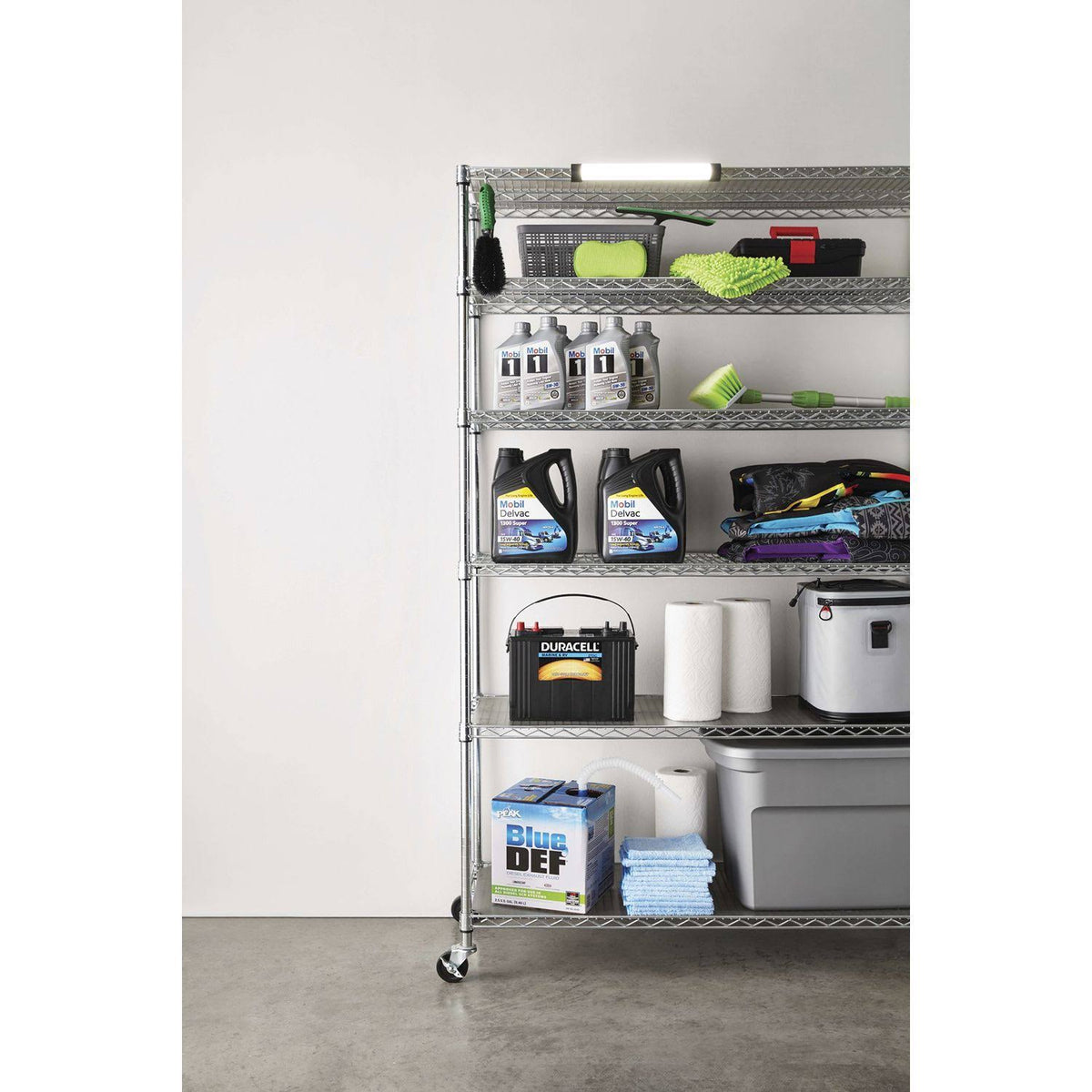 6-Level Commercial Storage Shelving, Grey Y65900