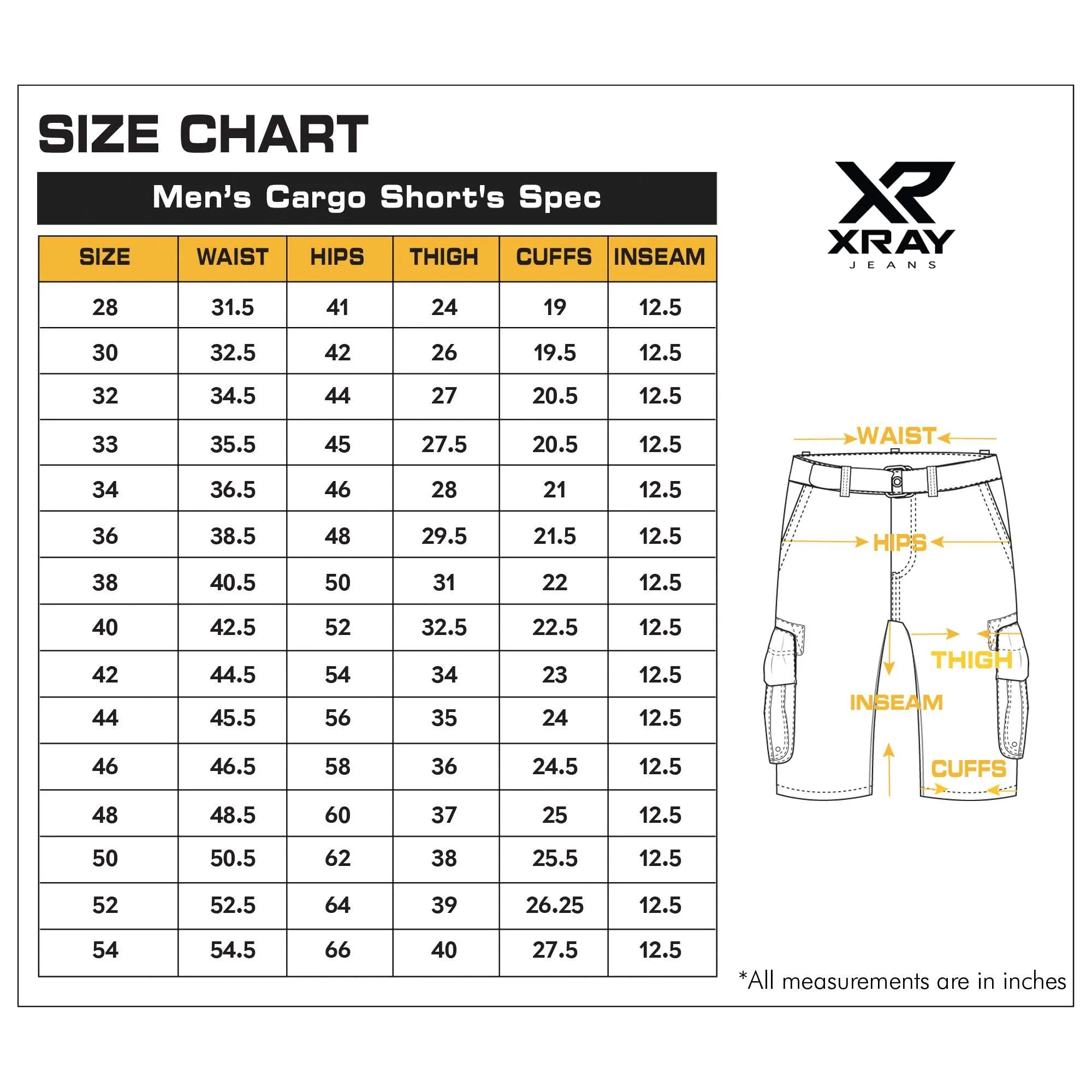 Navy 36 Mens Cargo Shorts Multi Pocket P6328