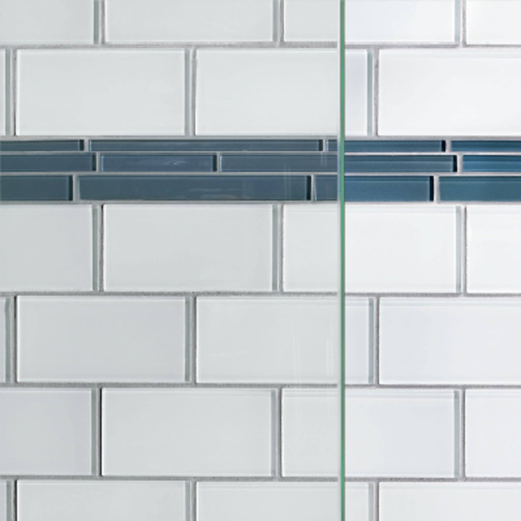 Sliding Frameless Shower Door with Oil Rubbed Bronze Z949