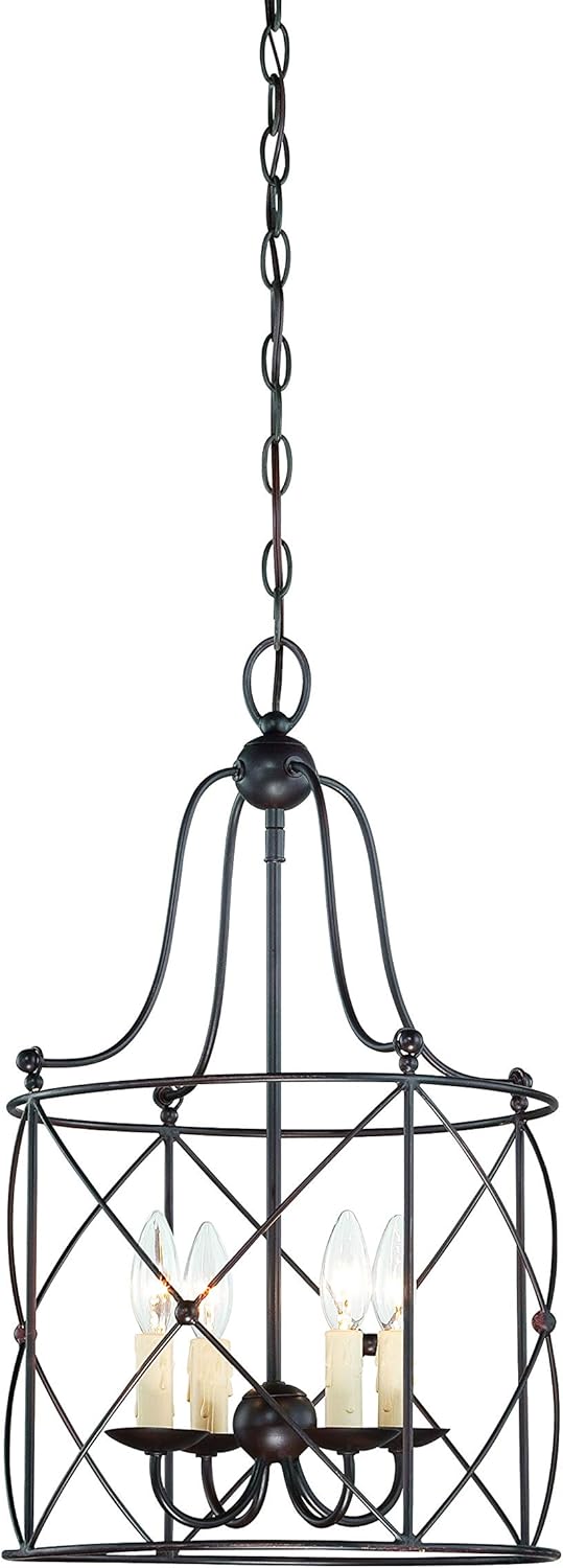 English Bronze 4-Light Foyer Q49997