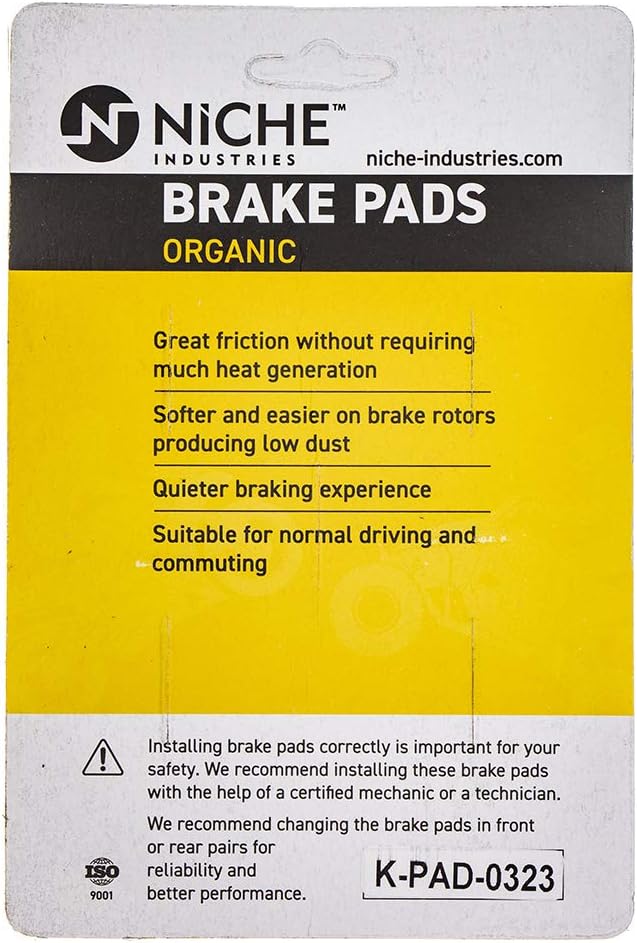Brake Pad Set Organic Pack of 2 J392