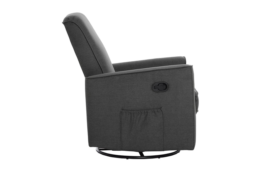 Rustic Grey Glider Recliner and Rocker R46367